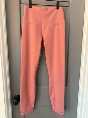 Lululemon Align High Rise Leggings Brier Rose Dusty Pink Size 6